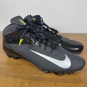 Nike Football Cleats Mens 14.5 Black Vapor Carbon Elite Talon Hyperfuse Athletic